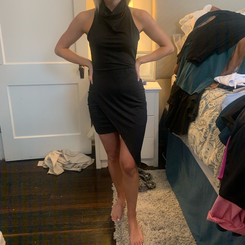 Black dress.